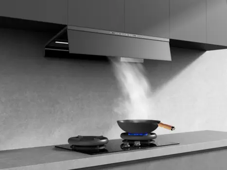 CURTAIN—Ultra thin range hood