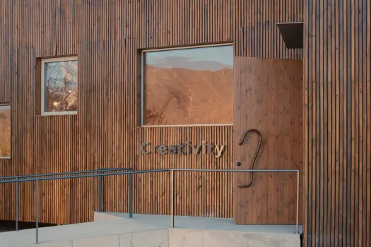 Public Learning Hub in a Mountain Valley