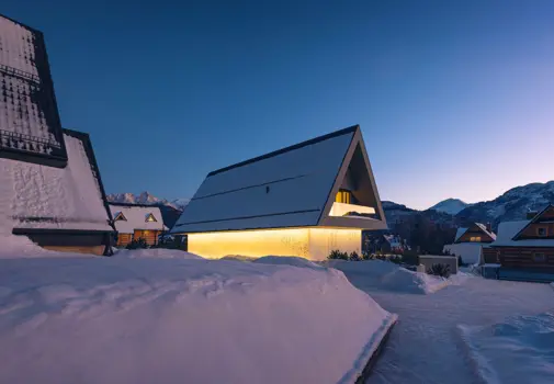 House with a Private Giewont Mountain View
